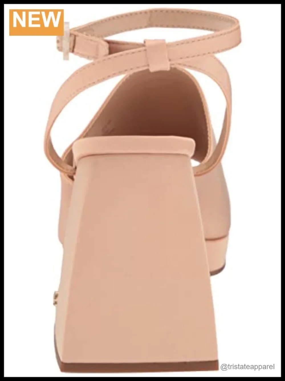 Circus NY Miranda Platform Sandal Synthetic Square Toe Ankle Strap